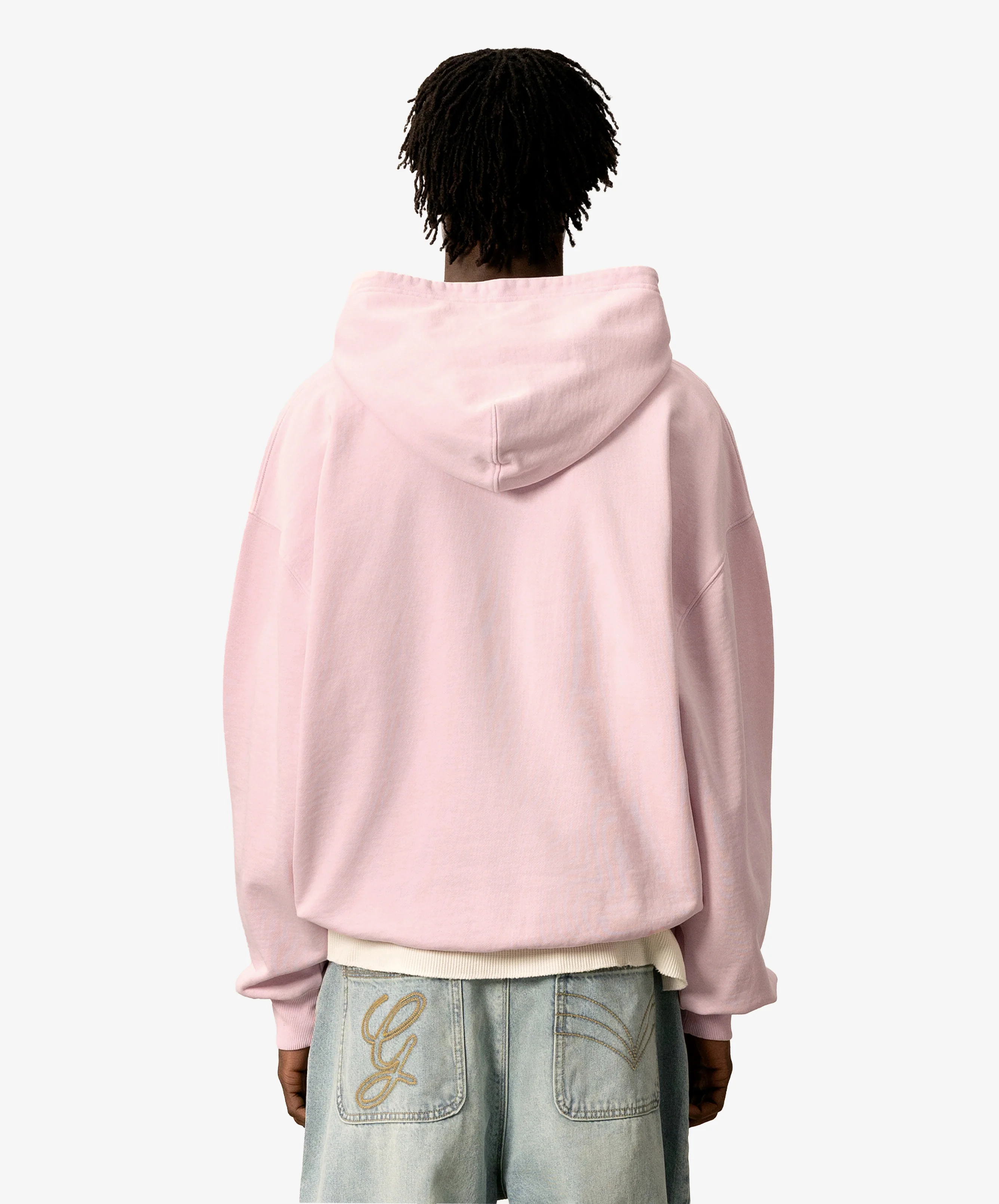 Star Washed Hoodie Rose - Image 3