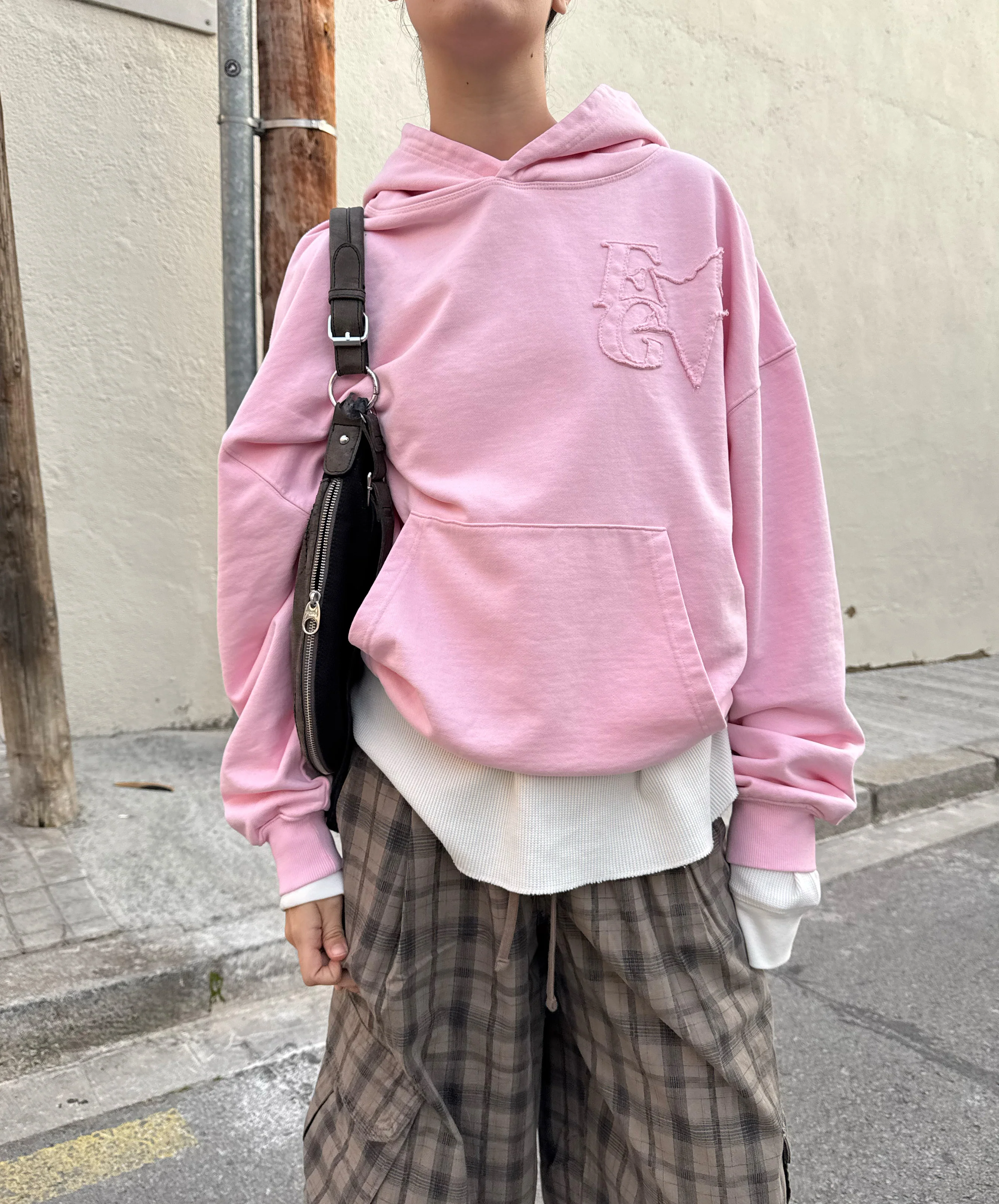 Star Washed Hoodie Rose - Image 9