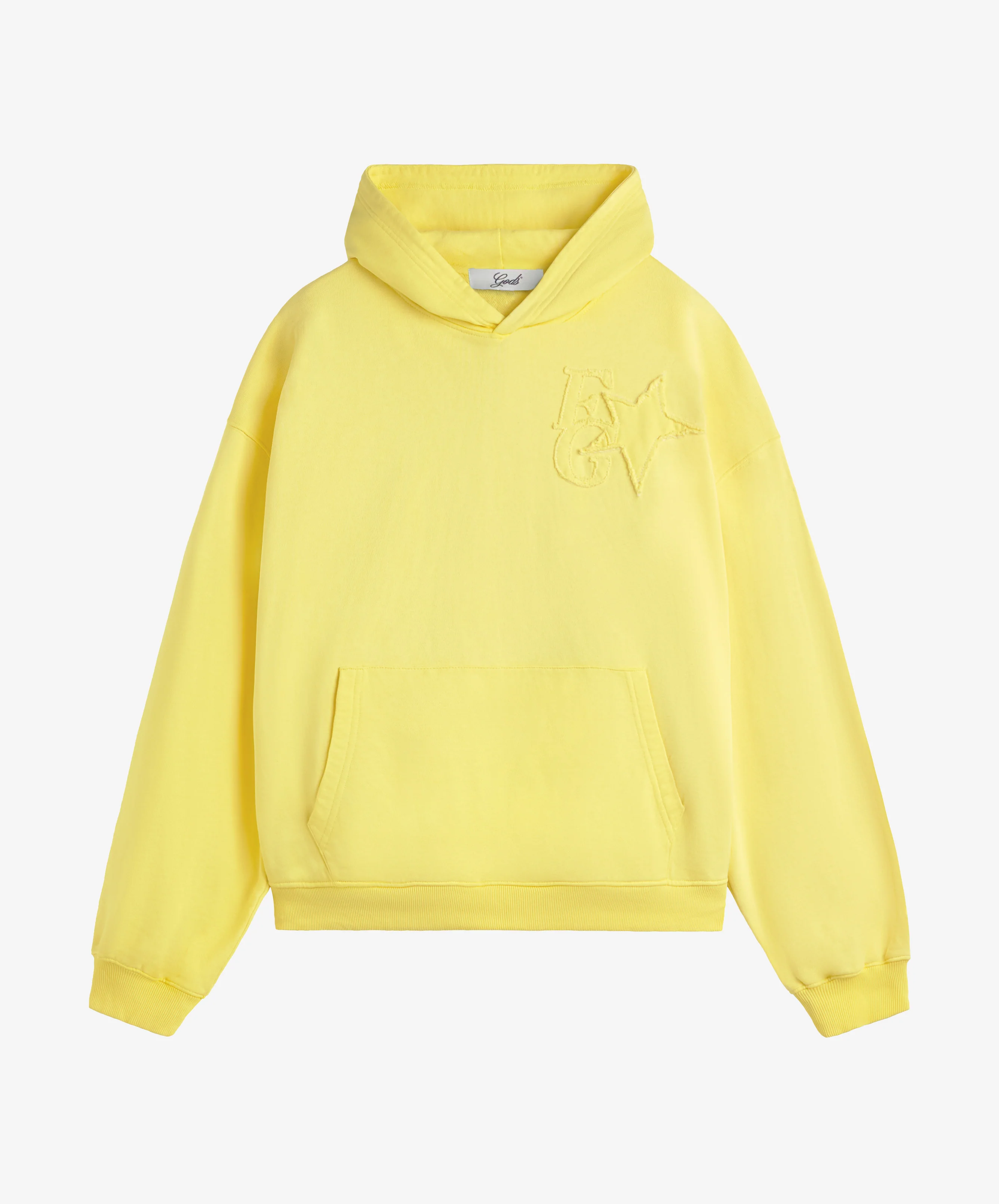 Star Washed Hoodie Yellow - Image 2