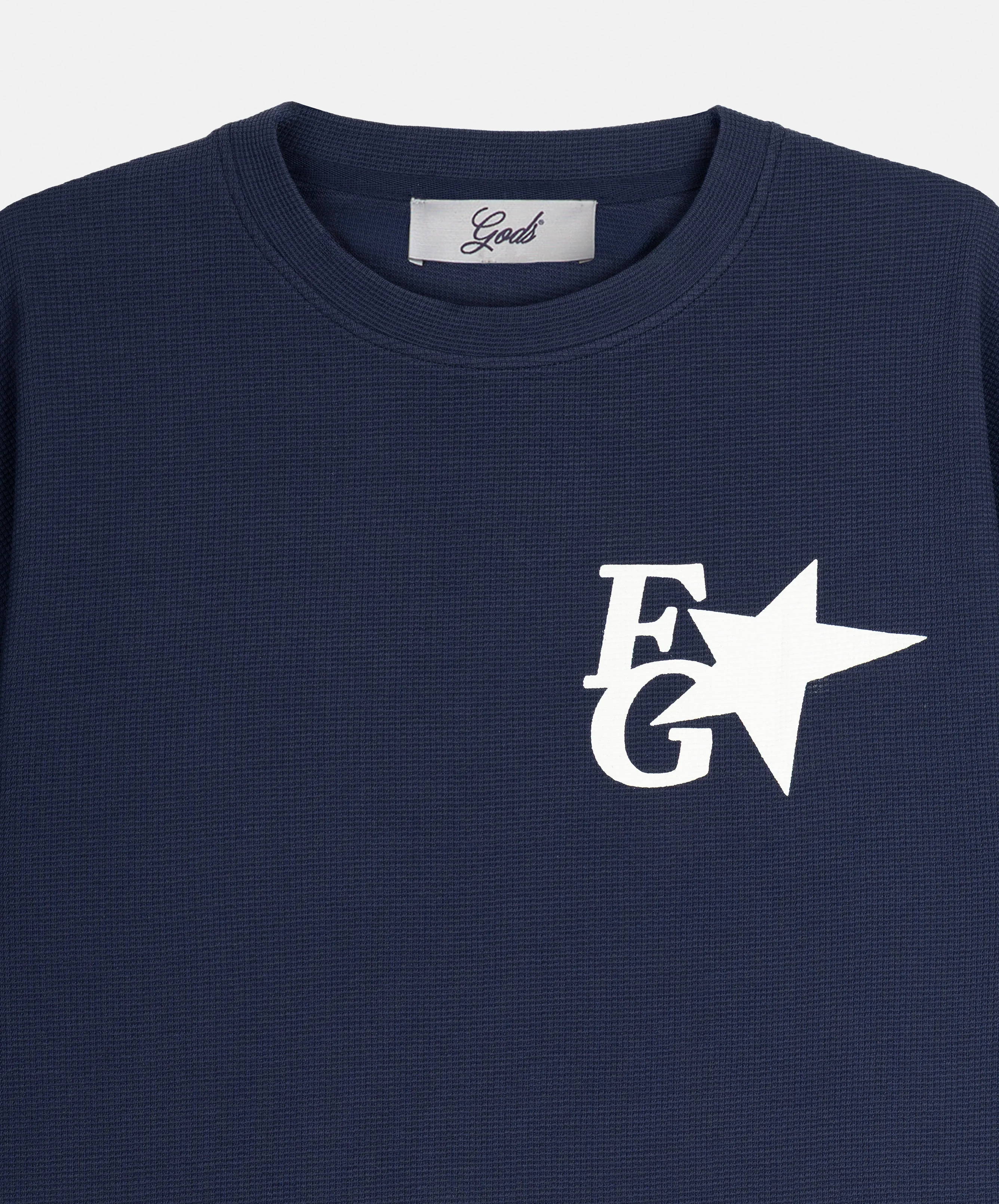 Star Longsleeve Navy - Image 3