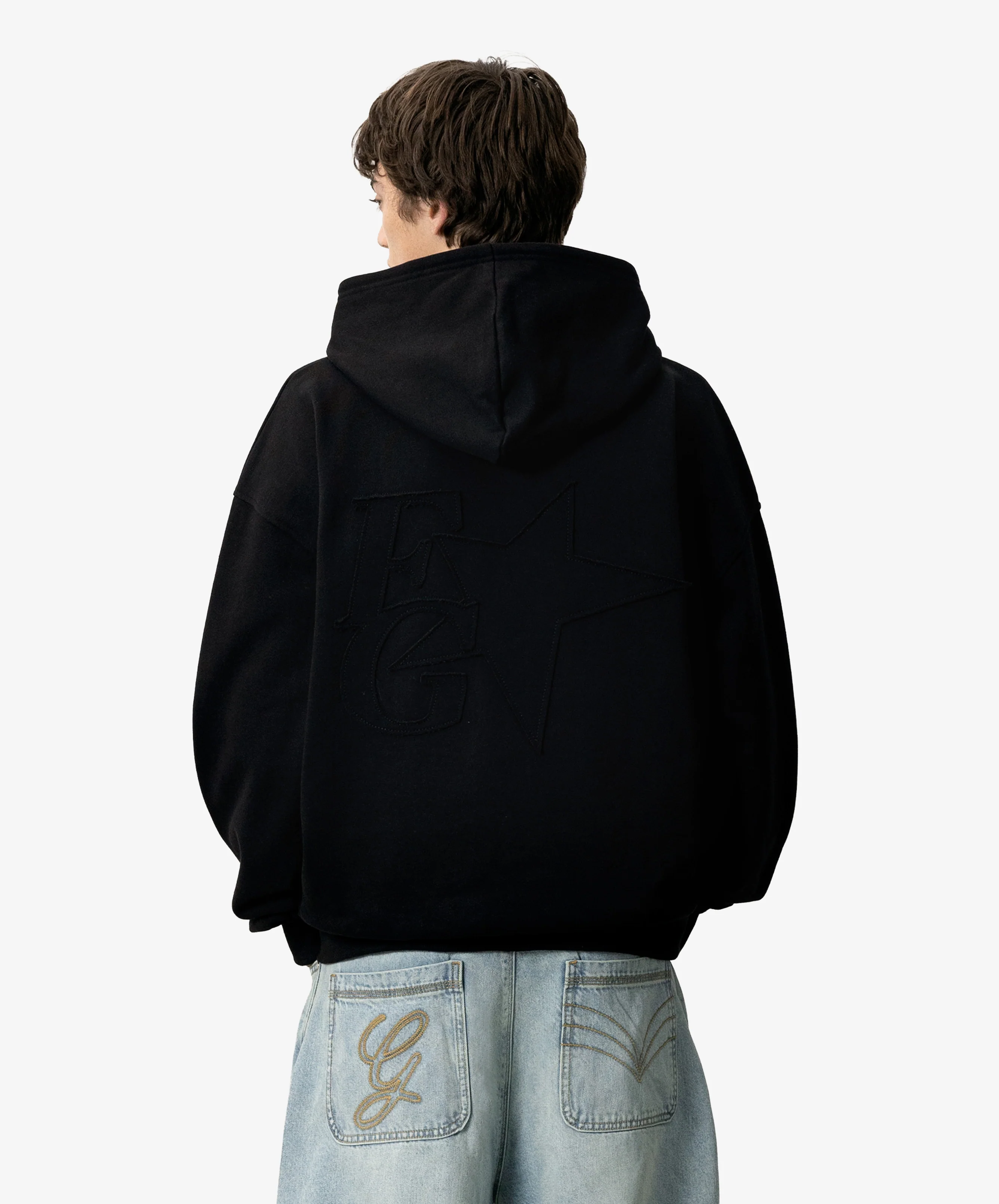 Star Zipper Black - Image 3