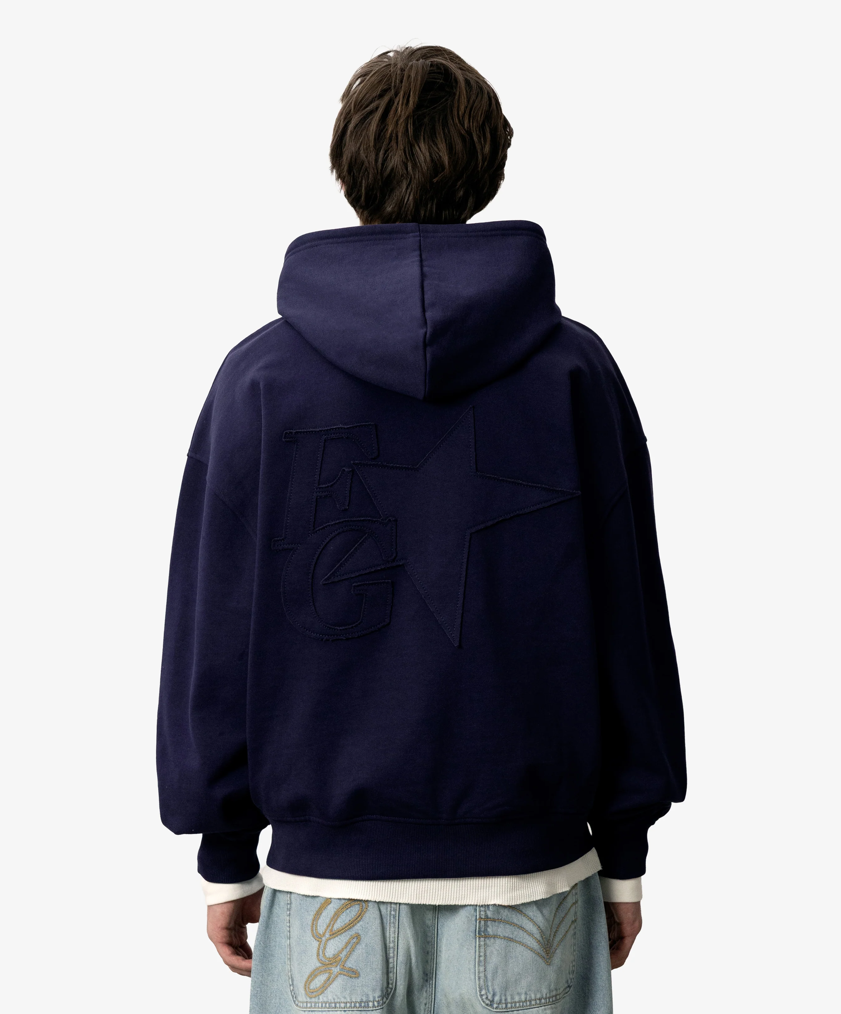 Star Zipper Navy - Image 3