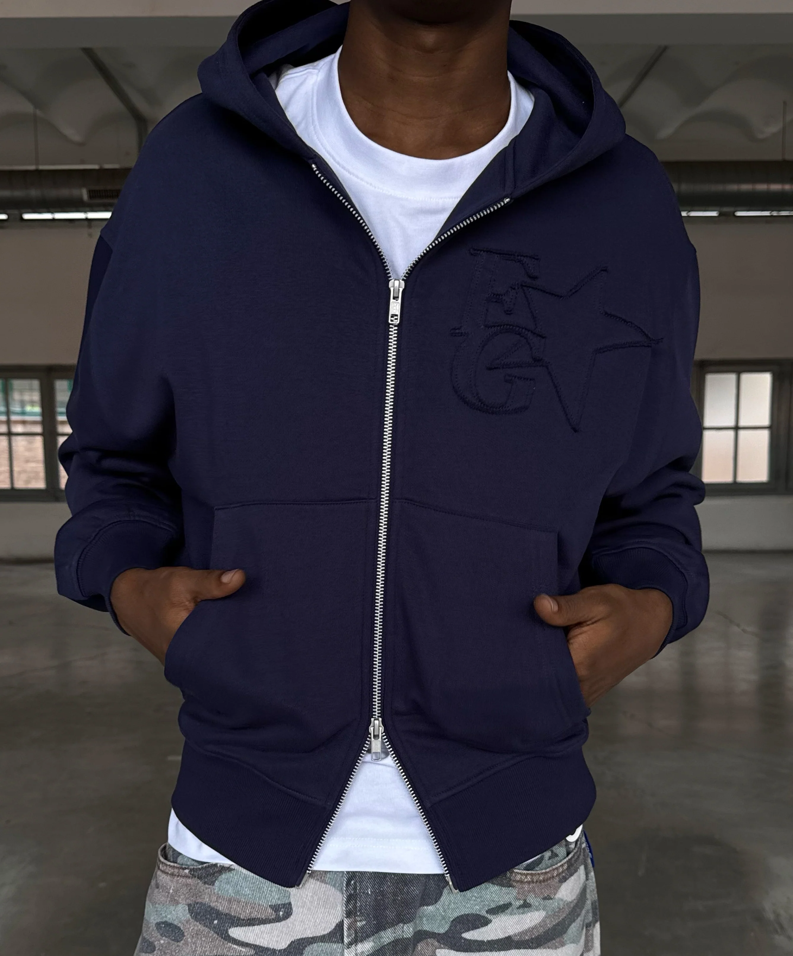 Star Zipper Navy - Image 8
