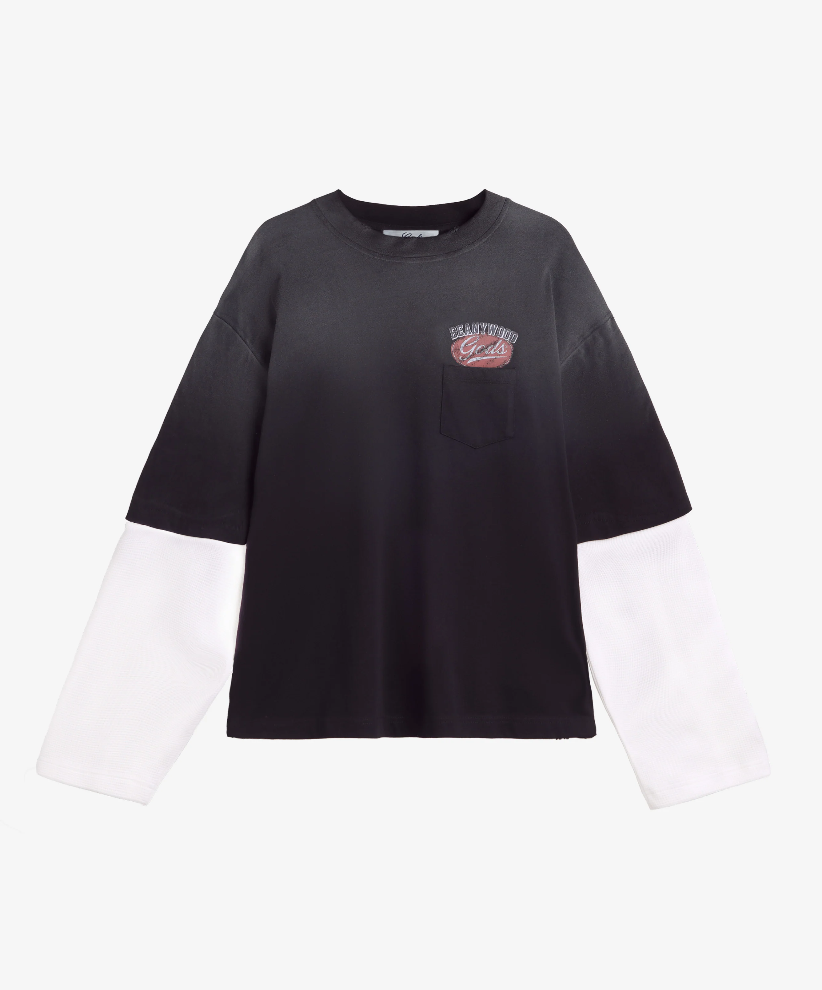 Layered Tee Dark Grey - Image 3