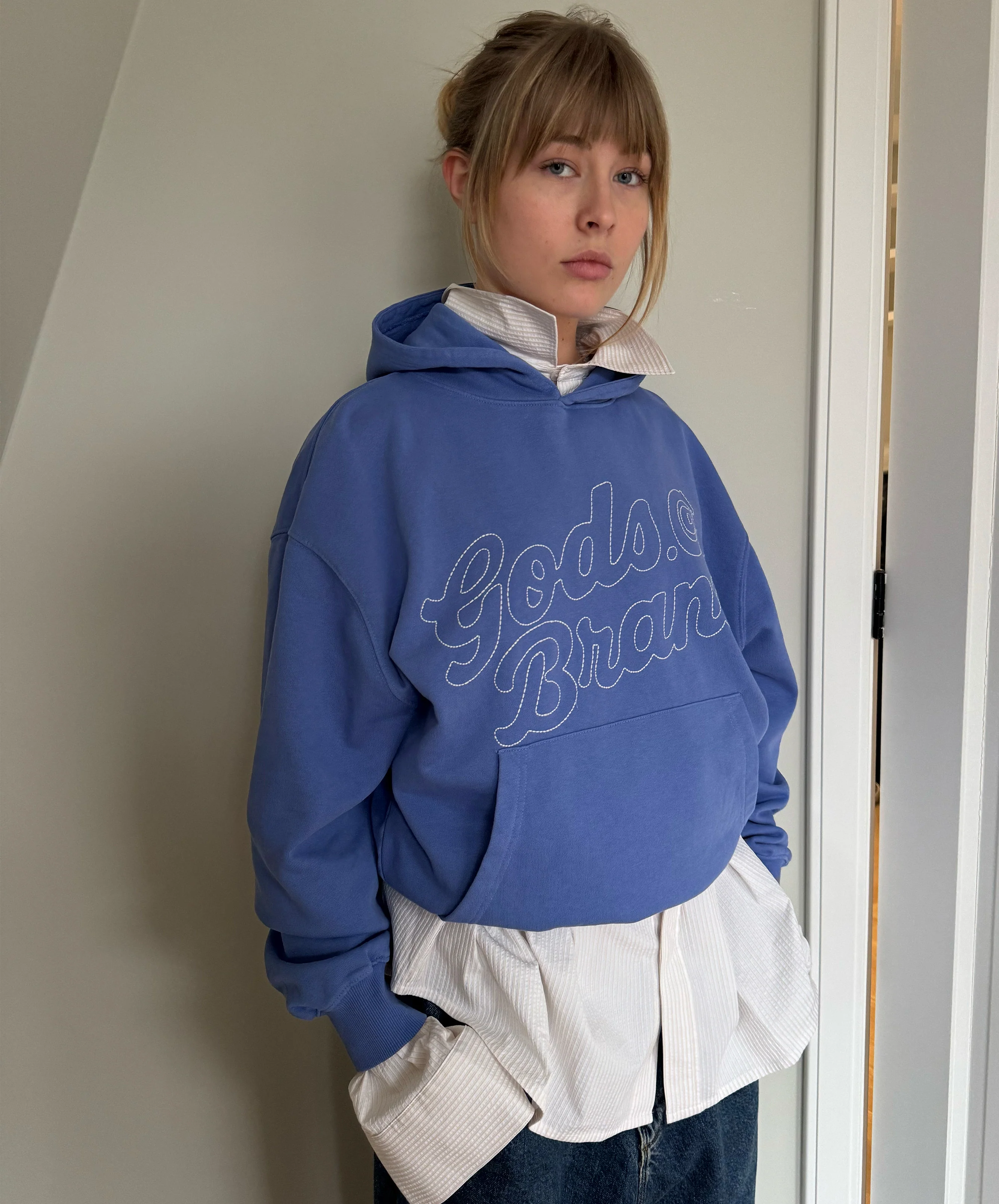 True Love Hoodie Blue - Image 4