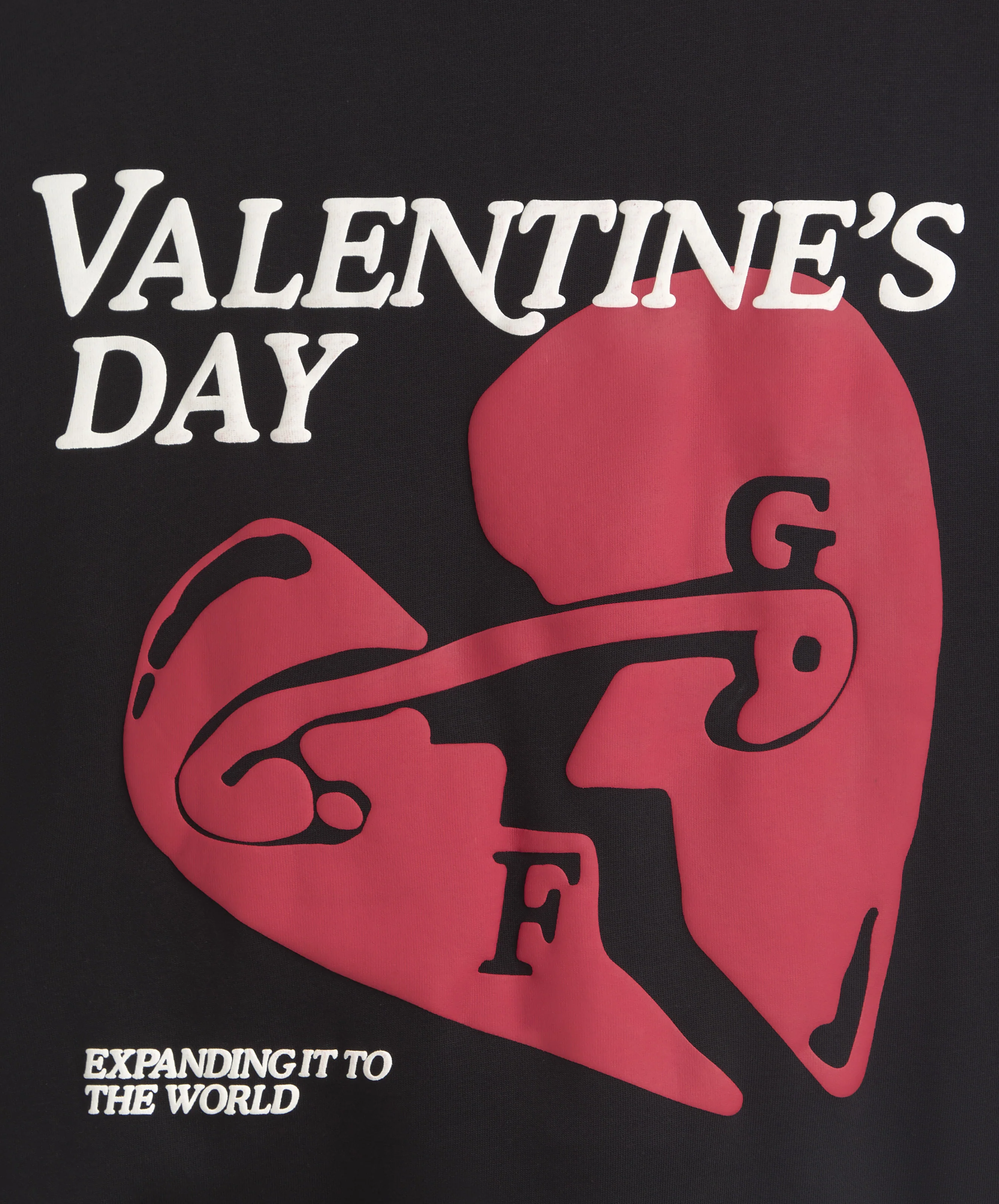 Valentine's Hoodie Black - Image 10