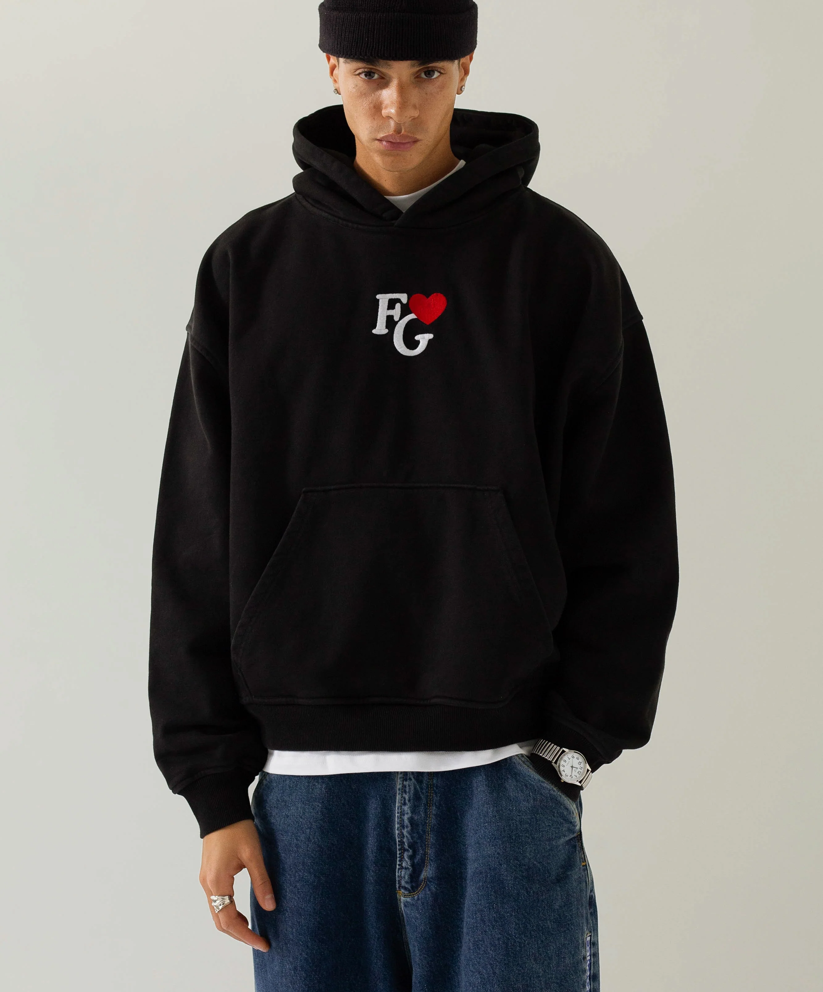 Valentine's Hoodie Black - Image 11