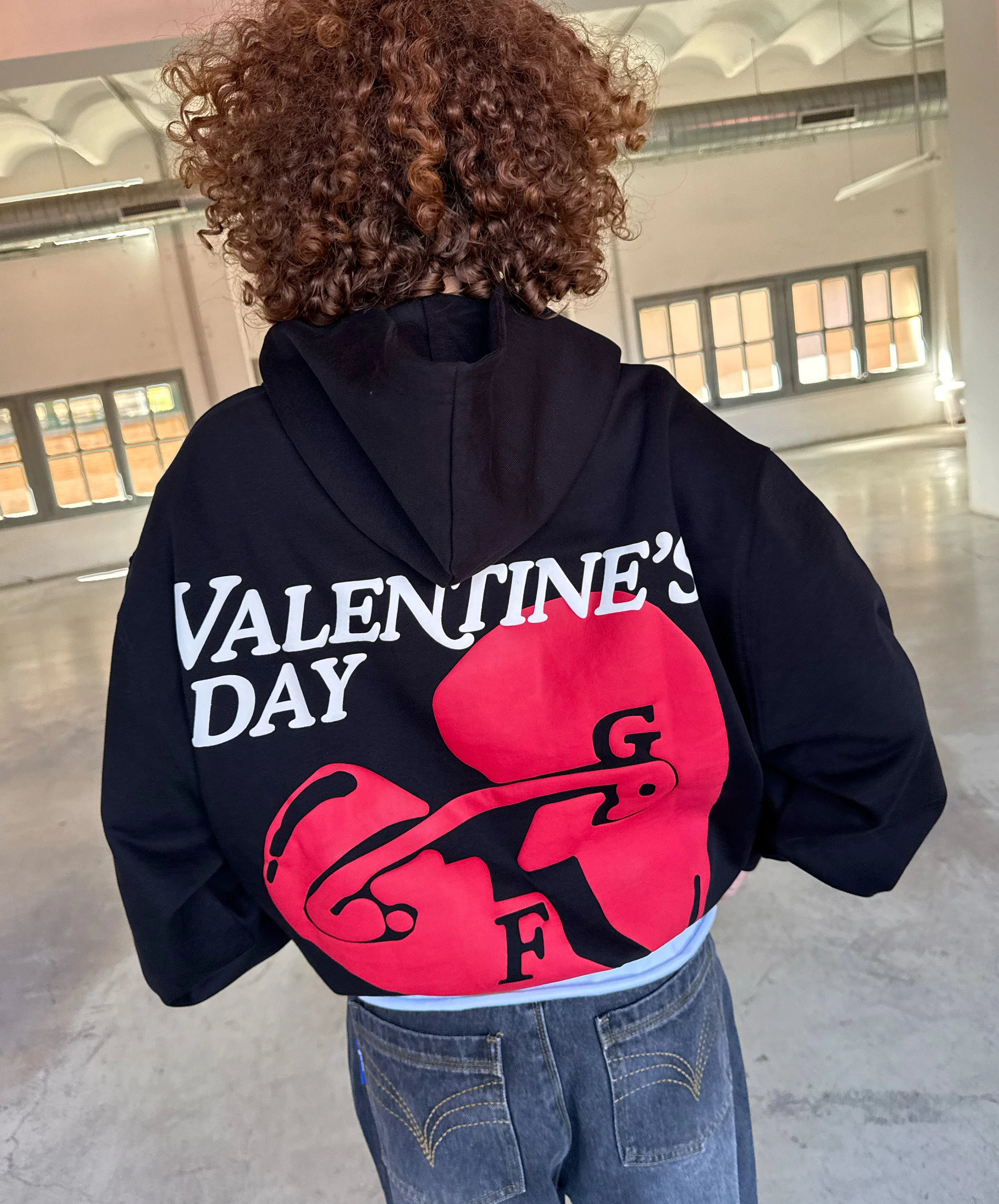 Valentine's Hoodie Black - Image 12