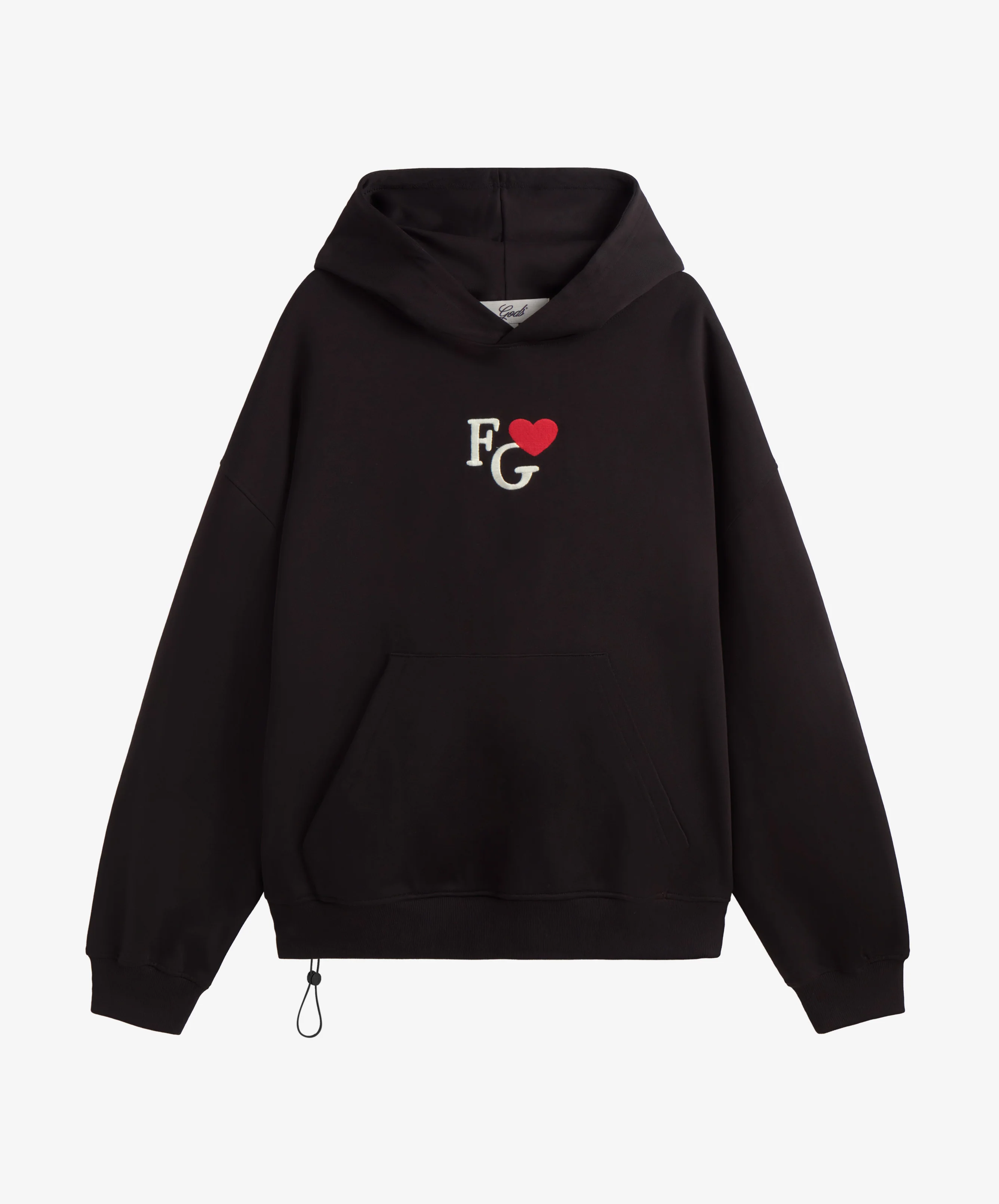 Valentine's Hoodie Black - Image 4