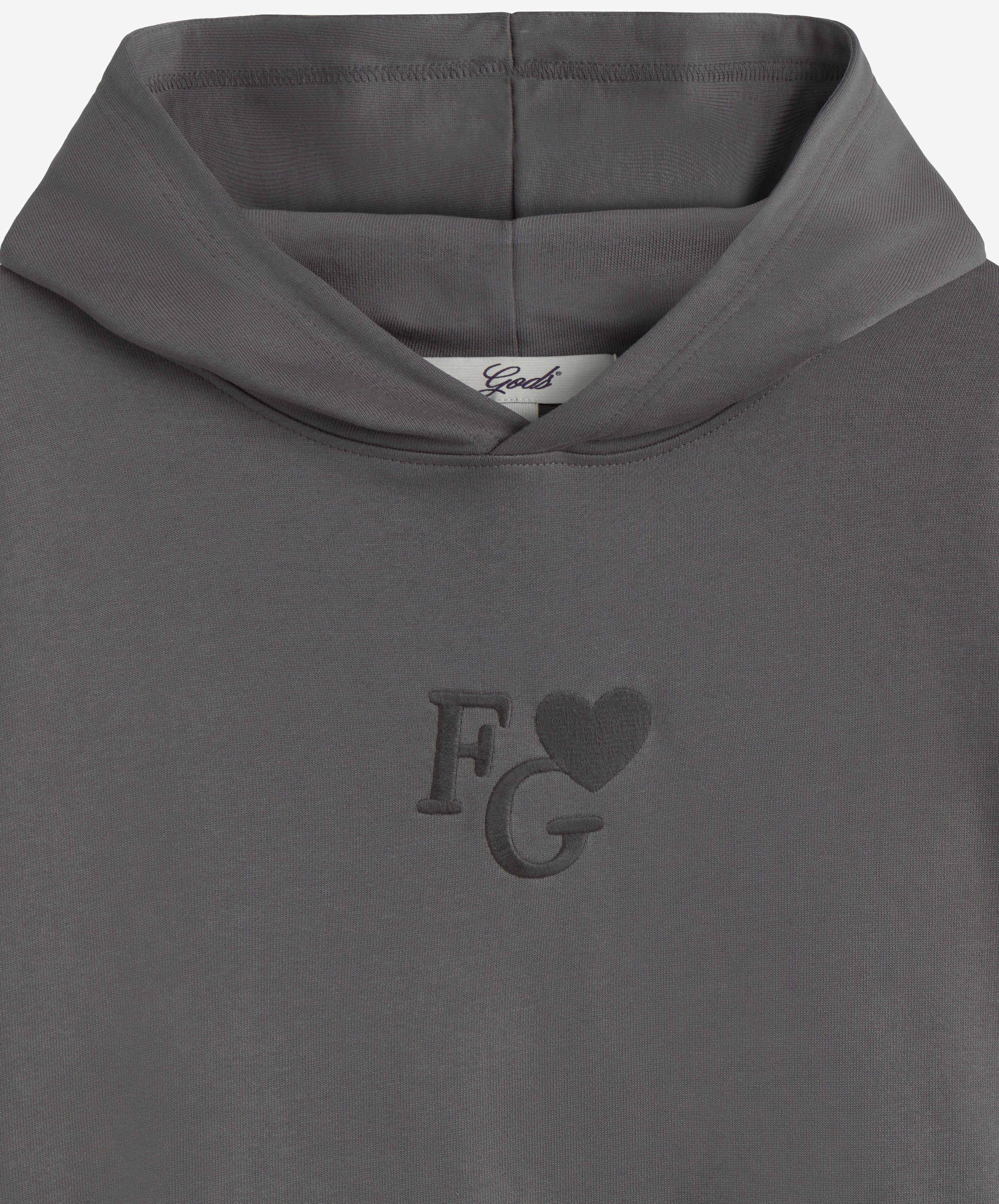 Valentine's Hoodie Dark Grey - Image 5