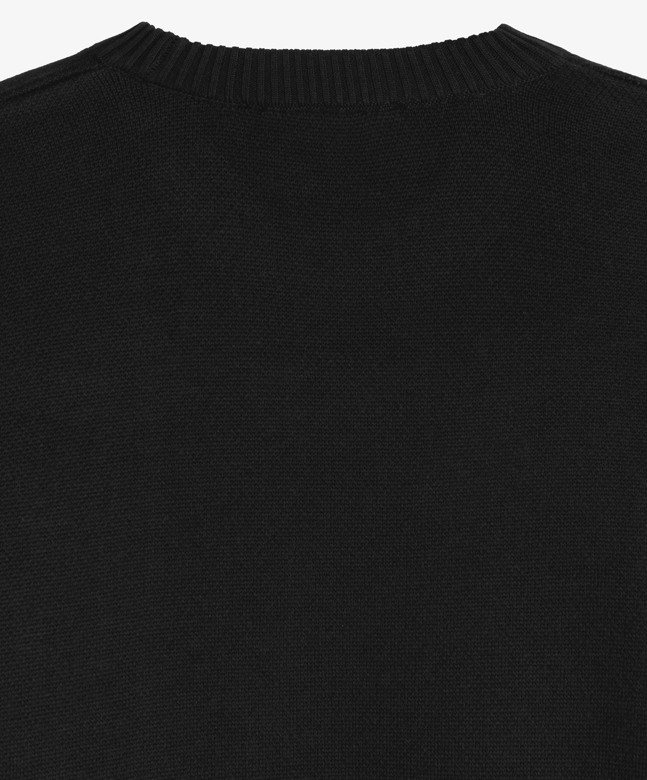 Valentine's Knitted Sweater Black - Image 6