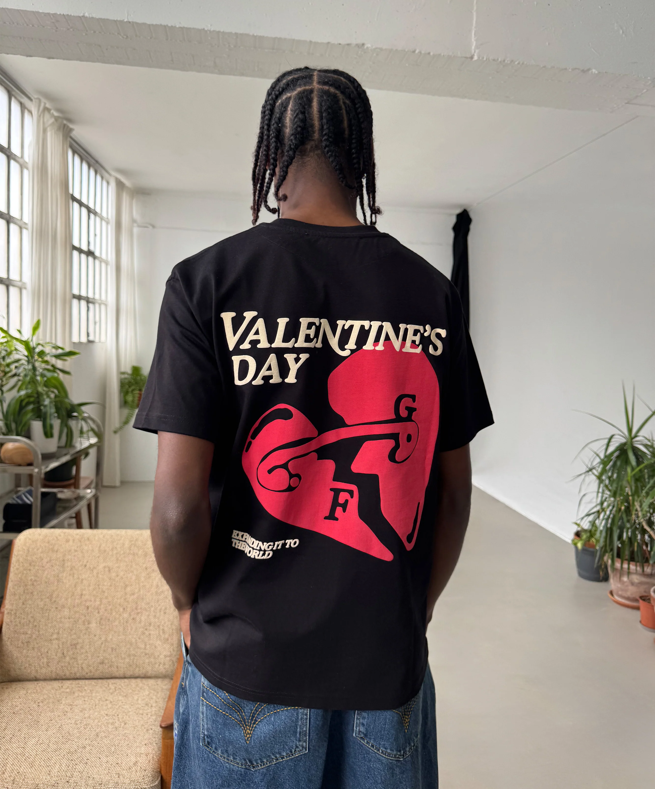 Valentine's Tee Black - Image 9
