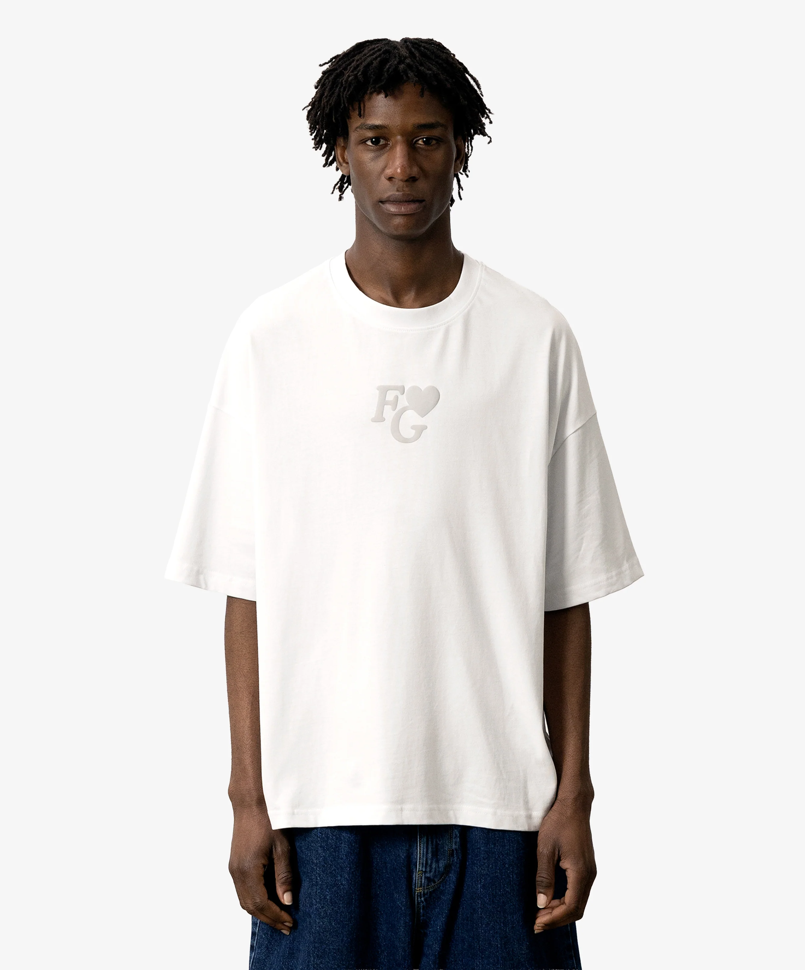 Valentine's Tee Monochrome White - Image 3