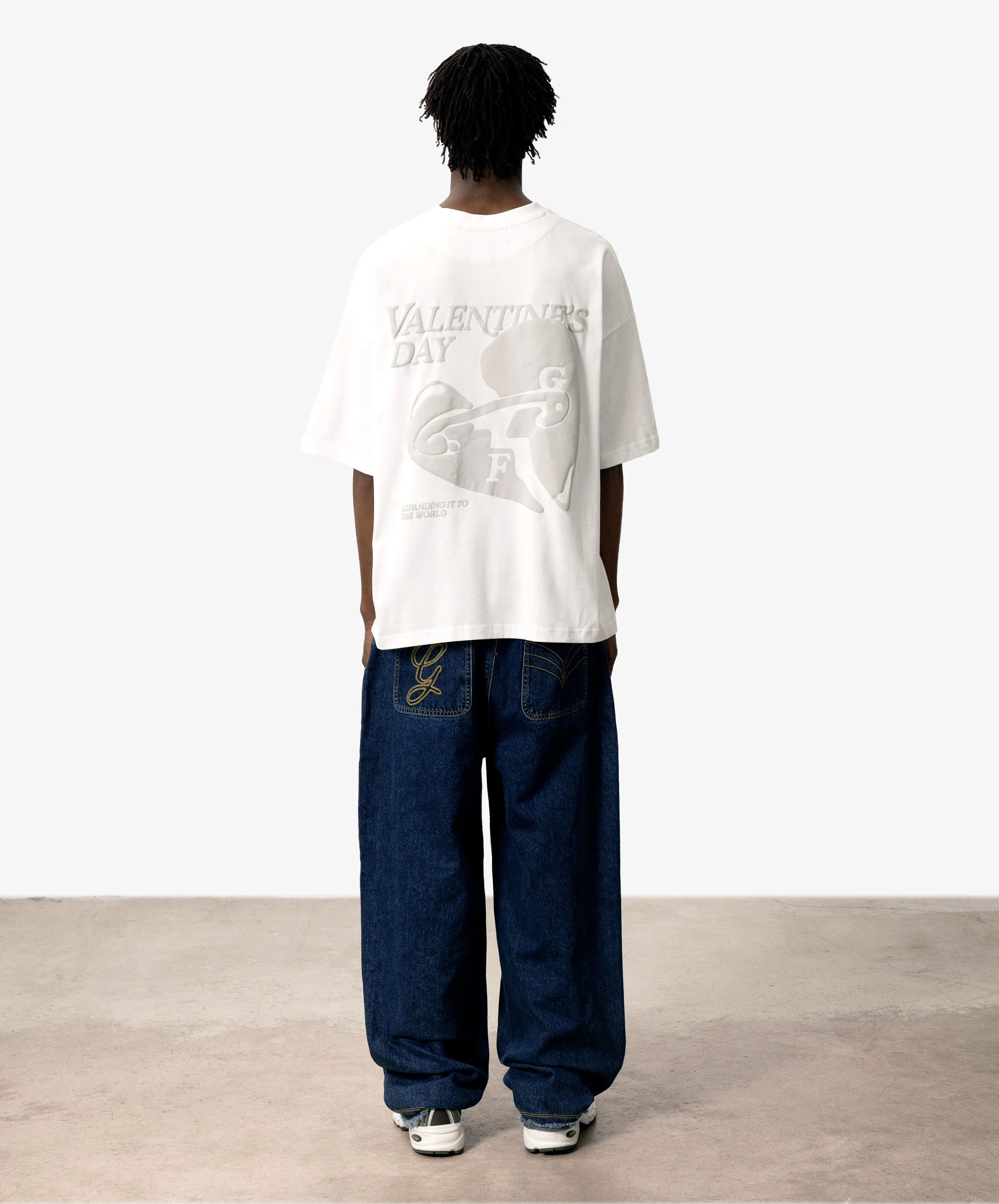 Valentine's Tee Monochrome White - Image 5