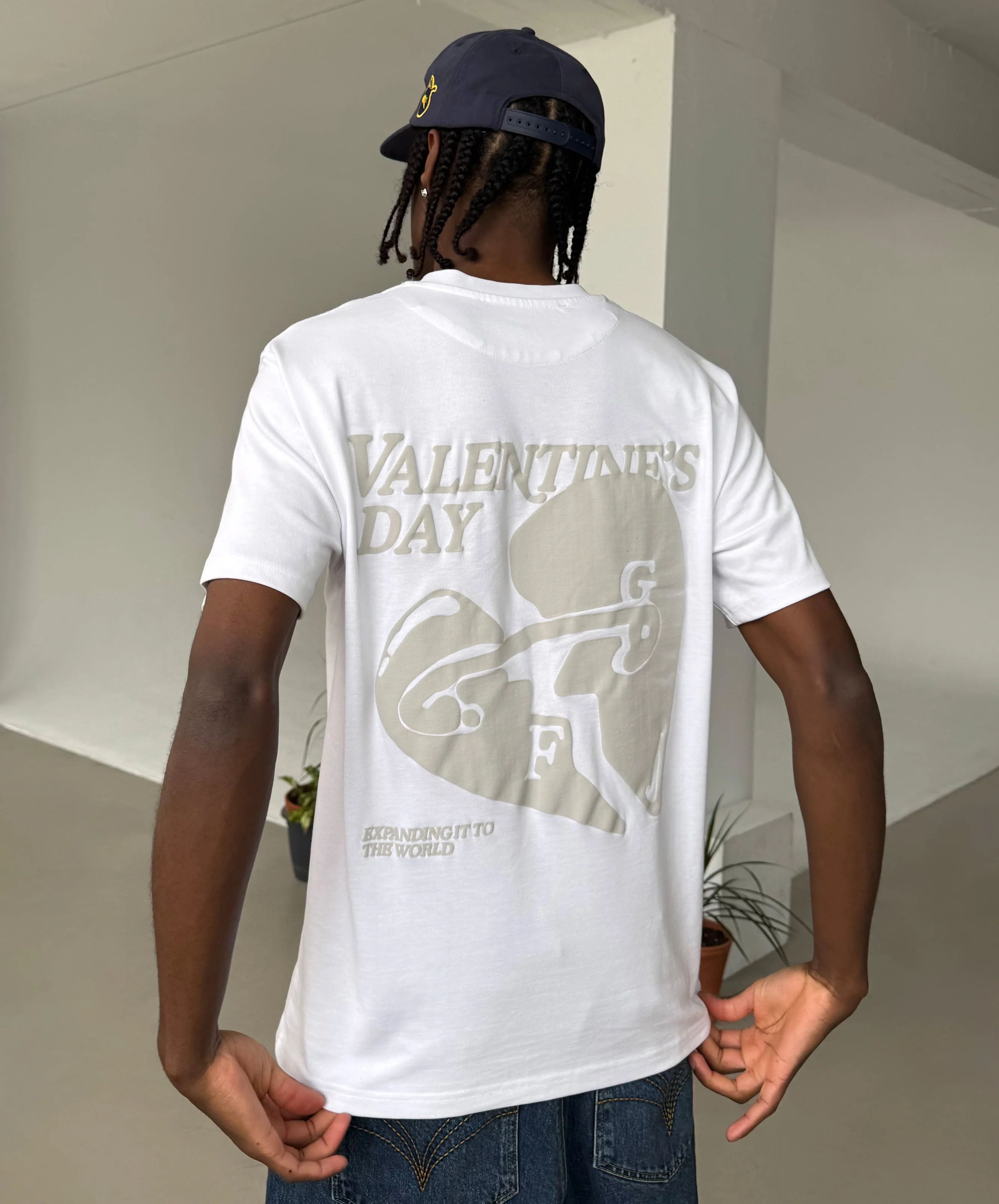 Valentine's Tee Monochrome White - Image 6