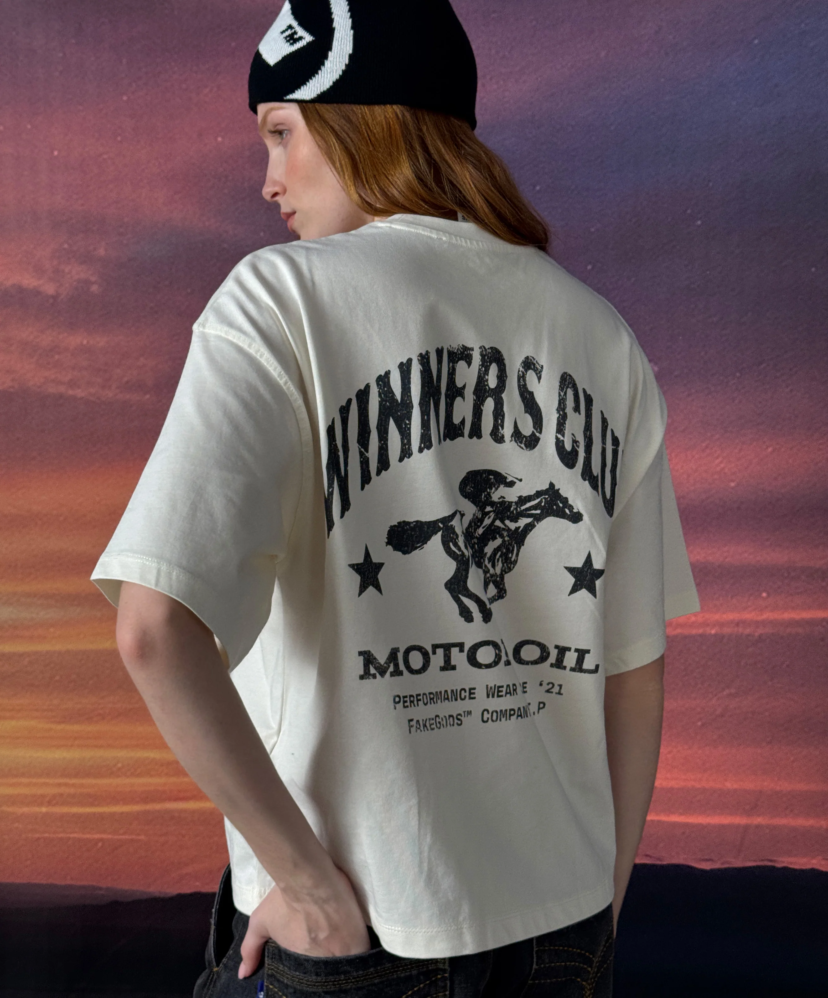 Winners Club Boxy Tee Cream - Image 6